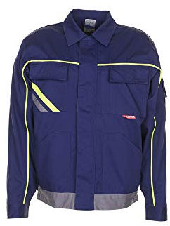Planam 2483054 Visline V2 Bundjacke, Marine/Gelb/Zink, Größe 54