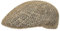 Lipodo Strohflatcap Damen/Herren - Sommercap aus 100% Stroh - Flat Cap Made in Italy - Hinten mit Stretchband - Flatcap in 55-61 cm - Schirmmütze Frühjahr/Sommer Natur 61 cm