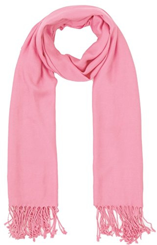World of Shawls Supermjuk pashminasjal sjal halsduk, Rosa,