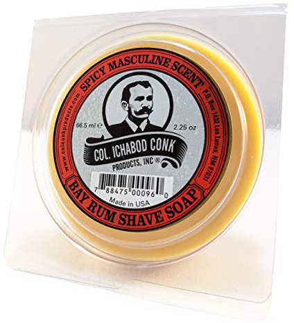 Col. Conk Worlds Famous Shaving Soap, Bay Rum (Net Weight 2.25 Oz)
