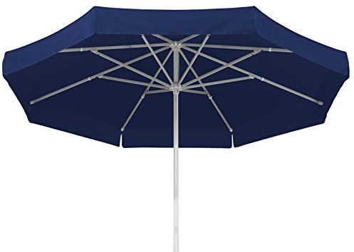 Schneider Sonnenschirm Jumbo, blau, 300 cm rund, Gestell Aluminium, Bespannung Polyester, 11.7 kg