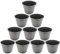 10x Baueimer DEWEPRO® - Mörteleimer - Putzeimer - Extra stabil mit Henkel und Skalierung - 20l, 20 Liter