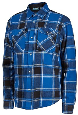 U-Power | Camicia da Lavoro Cedar, da Uomo, Alto Rendimento Termico, vestibilità Regular, Tasche Frontali con Bottoni a Pressione, Tape Jacquard Cucito sulle estremità, 100% Cotone