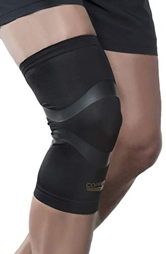COPPER FIT PRO SERIES Compression Sleeve for Knee Support and Athletic Recovery, Brace – Running, Walking, Workouts - Meniscus, ACL, Knee Compression Support for Men and Women