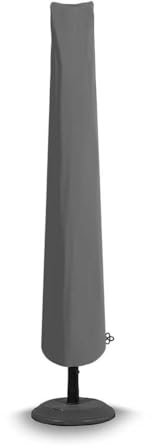Bosmere Protector 7000 | Large Parasol Garden Umbrella Cover | L 153cm circ.53cm | 100% Waterproof, Breathable Material, UV Protected, Heavy Duty 300D | 7 Year Guarantee | NP061, Gray