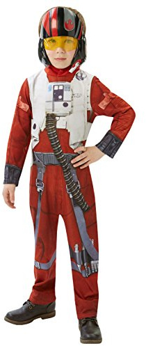 Rubies 620264L Traje de Piloto Clásico para niños, Multicolor, 7-8 años, Talla L
