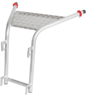 Hymer Wandabstandshalter teleskopierbar, Wandabstand 42-67 cm, mit Ablageschale, für Sprossenleitern, Leiter 0051248