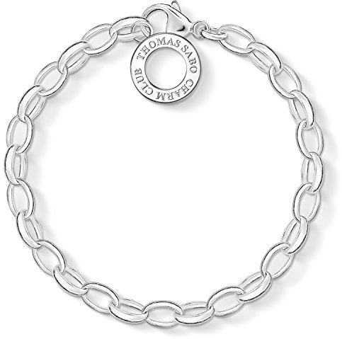 Thomas Sabo Damen Charm-Armband Classic Charm Club 925 Sterling Silber X0032-001-12