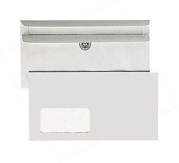 1.000 BONG Recycling Briefumschläge / mit Fenster / Kompaktbrief / selbstklebend / grau