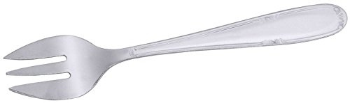 Ostrongafflar (antal: 12 stycken) i 18/0 rostfritt stål, med dekorerat handtag/längd: 13,5 cm | ERK