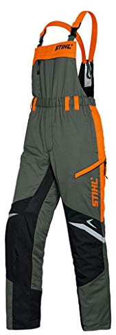 Stihl 00883880152 Latzhose mit Schnittschutz olivgrün/orange/schwarz 52