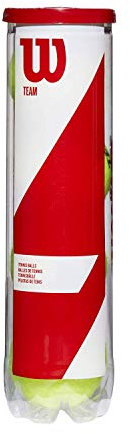 Wilson Tennisbälle Team W Practice, gelb, 4er Dose, WRT111900