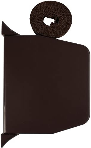 Rolladen Gurtwickler Aufputz braun schwenkbar und Gurtband 14mm Gurtbreite in braun für Rollladen [Bra418]