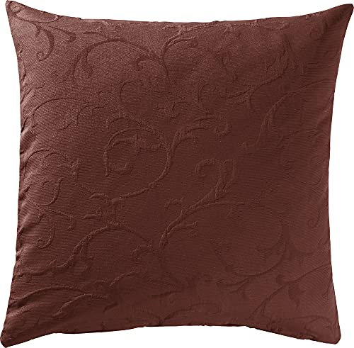Erwin Müller Kissenhülle Düsseldorf bügelfrei braun Größe 40x40 cm