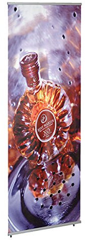 Dila GmbH 3er Set Werbeständer 60 x 200 cm Bannerständer Aufsteller Banner Plakatständer Werbeaufsteller Quickbanner Klemmschienen Neu