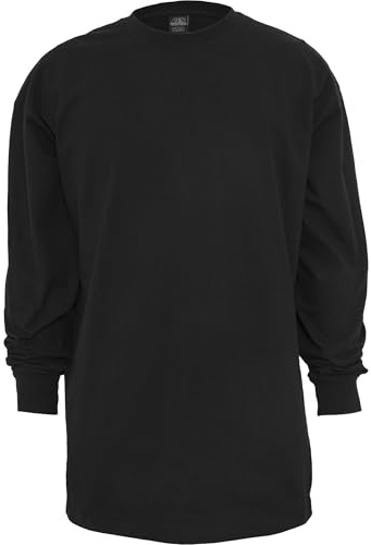 Urban Classics Tall Tee Shirt L/S TB009, size:L, Farbe:schwarz
