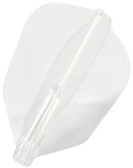 Cosmo Darts Fit Flight (Air) Confezione da 3 freccette super sagomate (trasparente)