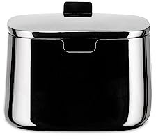Alessi Zuckerdose aus Edelstahl, Silber, 8.3 x 9 x 35 cm