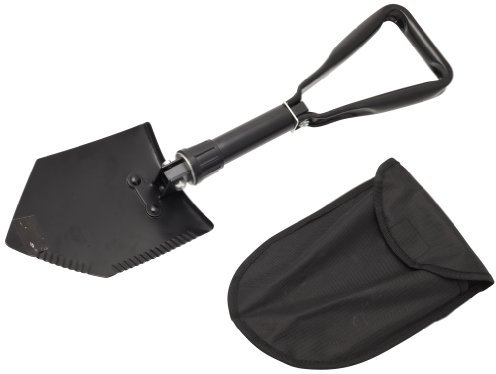 Cao Camping - Pala-Pico Plegable, 3 Partes, Color Negro