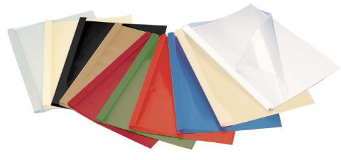 25 Thermobindemappen, Leder farbig, 4.0 mm - grün