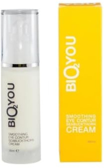 BIO2YOU Havtorn ögonkräm mot rynkor 30 ml anti-aging ögonvård med hyaluronsyra och kollagen naturkosmetik utan alkohol