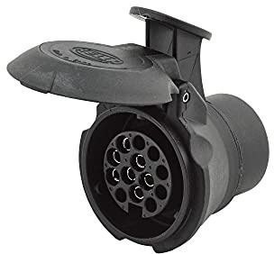 HELLA 8JA 008 969-011 Socket Adapter - 12V - from 7-pin to 13-pin - Length: 57mm