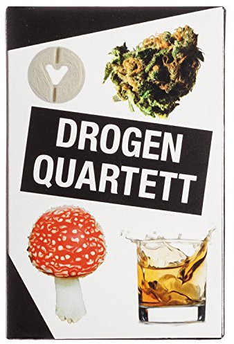 GOODS+GADGETS Drogen Quartett - Das ultimative Rauschgift Karten-Spiel Spielquartett Kartenspiele (Drogen Quartett)