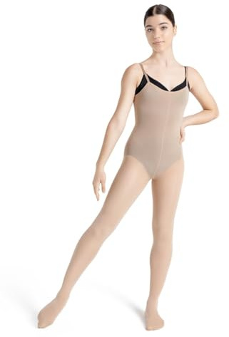 Capezio Body Tight Collants, Nude, S-M (Lot de 3) Femme