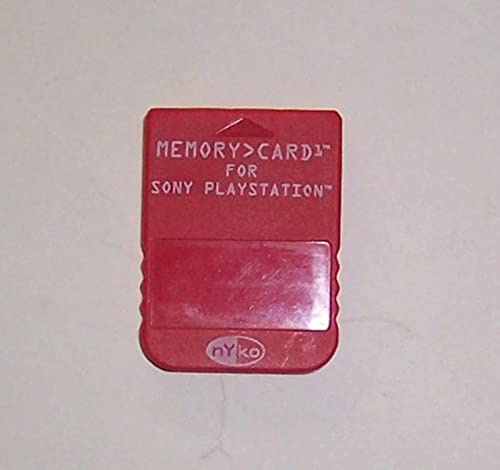 Red Playstation Memory Card