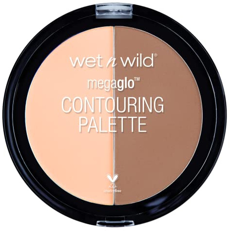 wet n wild MegaGlo Contour Palette, Dulce De Leche | Contouring Powder Face Kit | Flawlessly Sculpted Face