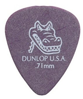 Dunlop 417P.71 Gator Grip Picks 0,71 mm - Plektren Set
