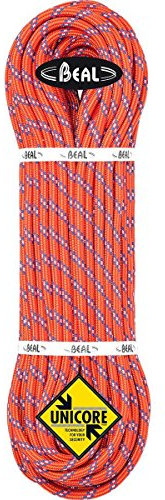 Beal Unisex Erwachsene Diablo Kletterseil, dunkelrot, 9 8 mm x 60 m EU