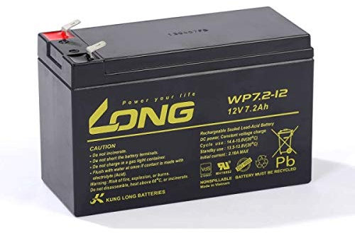 Kung Long 12V 7,2Ah WP7,2-12 Bleigel Akku Gel Batterie *VDS geprüft*