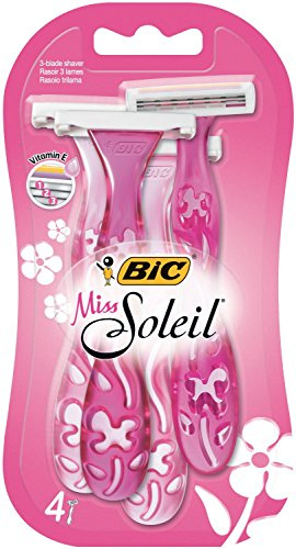 BIC Miss Soleil Rasoirs Jetables pour Femme - Blister de 4
