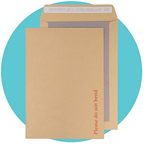 Triplast 10 x A4 C4 Manilla Hard Board Back Envelopes (324x229mm) - Cardboard Backed Mailers with Peel & Seal Strip - Rigid Do Not Bend Envelopes for Mailing Posting Shipping & Storing Documents
