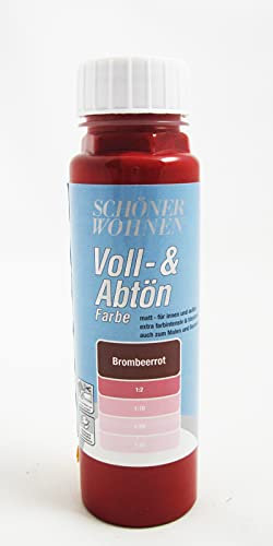 Voll- und Abtönfarbe Brombeerrot 125 ml