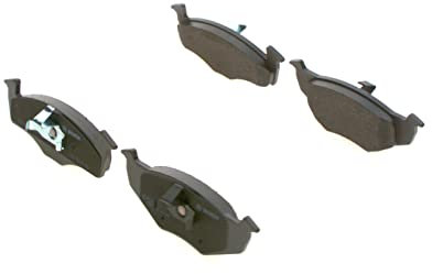 Bosch BP218 - Plaquettes de Frein Avant pour Voiture - Qualité Bosch - Réduction du Bruit et de la Poussière - Certifié ECE-R90 - Sans Cuivre - Jeu de 4 Plaquettes