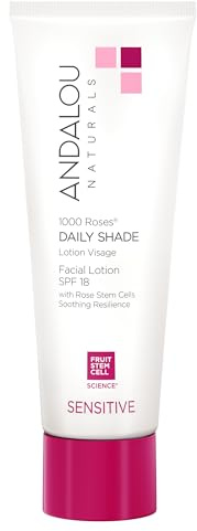 Andalou | 1000 Roses Daily Shade Facial Lotion Spf 18 | 1 X 80Ml