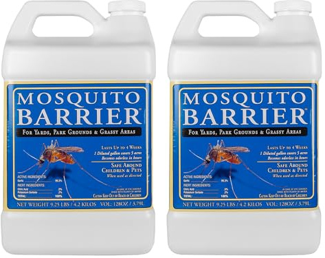 Mosquito Barrier Mosquito Repellent 1 Gallon -2 Pack
