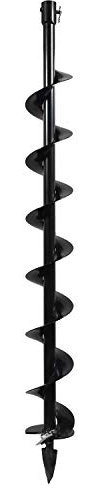 BOUDECH Punta per Moto Trivella a Spirale per Piantare Alberi,Arbusti,Piante,Pali Lunghezza 80CM. Disponibile in Due diametri da 100MM e 150MM (150 MM)