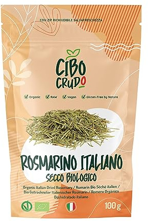 Feuille de Romarin Bio - 100g. Romarin Bio pour Tisane et Infusion. Feuilles de Romarin Seche de la Plante de Romarin. 100% Naturel Séchés au Soleil.