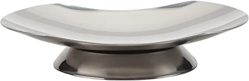 GEDY G-Polaris, Porta sapone Cromato, Componenti realizzati in Acciaio, Garanzia 2 anni, Misure 2,5X12,6X10,2 CM, Design R&S Gedy