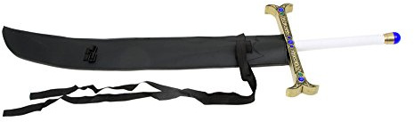 Dream2reality Cosplay One Piece Hawk-Eyes Shichibukai Mihawk The Black Blade straight version Medium Carbon Steel Sword