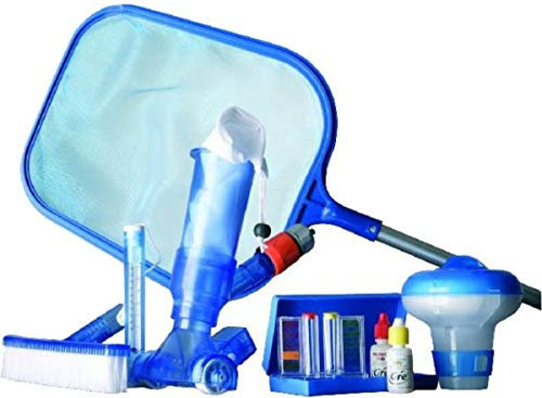 Gre 08050 - Kit di pulitori per piscine autoportanti o smontabili. Pulitori di fondo per piscine piccole