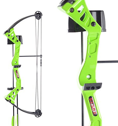 STRONGBOW Besra - 19-25 lbs - Compoundbogen | Farbe: grün; Kinderbogen, Jugendbogen; Bogensport, Bogenschießen, Pfeil und Bogen