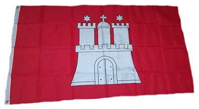 Fahne/Flagge Hamburg NEU 60 x 90 cm Fahnen Flaggen