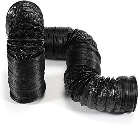 STERR Tuyau flexible renforcé pour conduits de ventilation 250 mm x 10 m - Tuyau d'évacuation - Tuyau pour chauffage et refroidissement - Ventilation et conditionnement d'air - CFD250_10