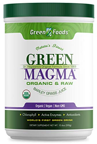 Green Foods Organic Green Magma Barley Grass Juice Powder, 230 g