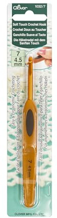 Clover Soft Touch Crochet Hook, Size 7 4.5mm (1032/7)