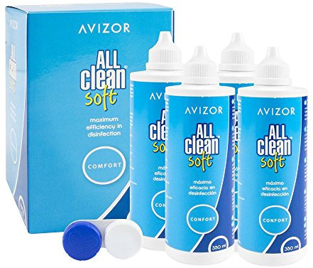 Avizor All Clean Soft, 4 x 350 ml, 1er Pack (1 x 1.578 l)